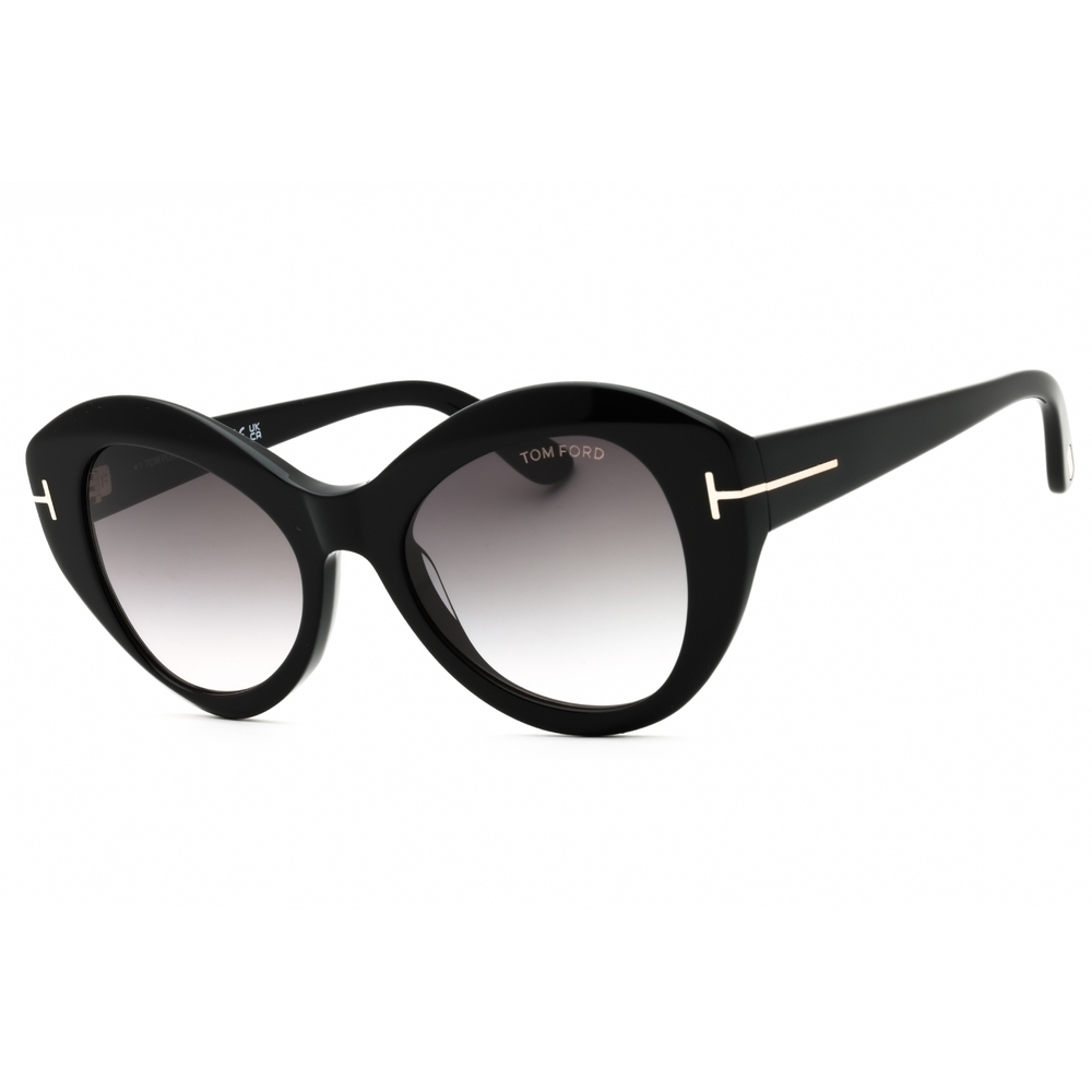 NWT Tom Ford FT1084 Black Cat Eye 52mm Sunglasses